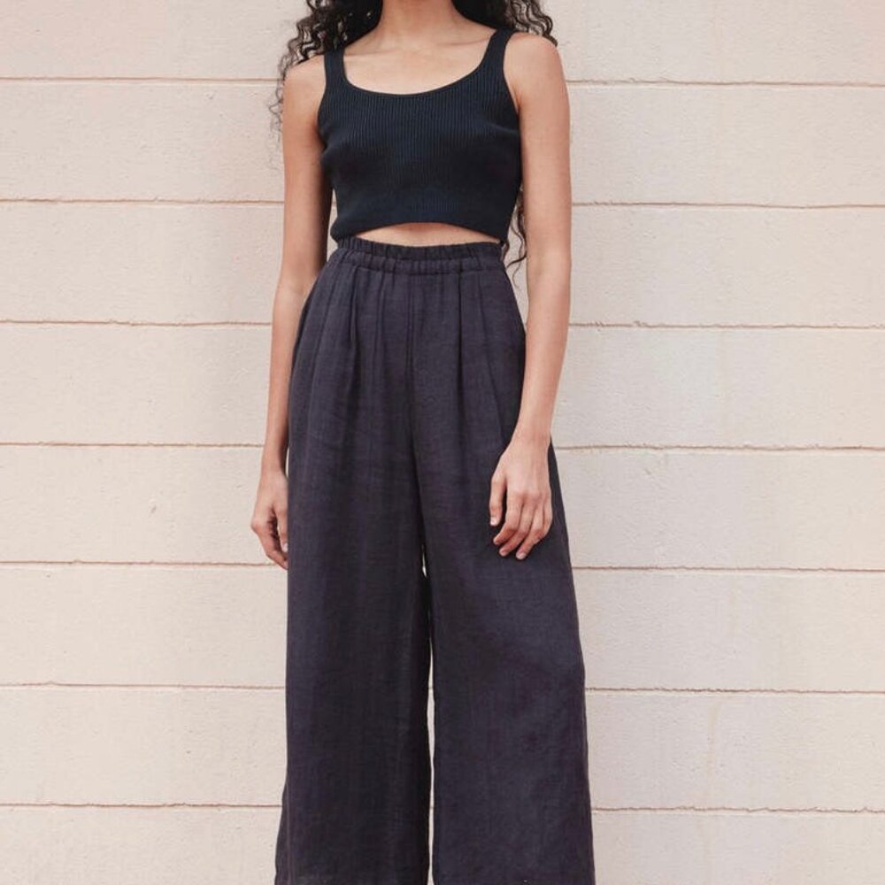 First Rite Everyday Linen Trouser - Picture 4 of 4